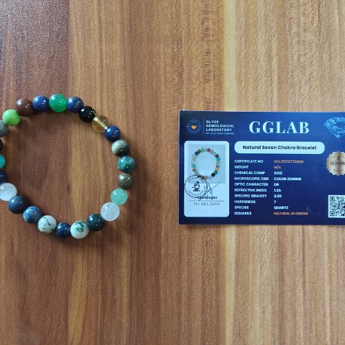 Natural Seven chakra bracelet