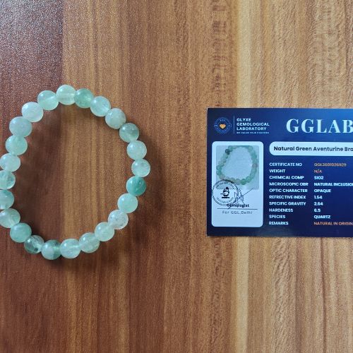 Natural green aventurine bracelet
