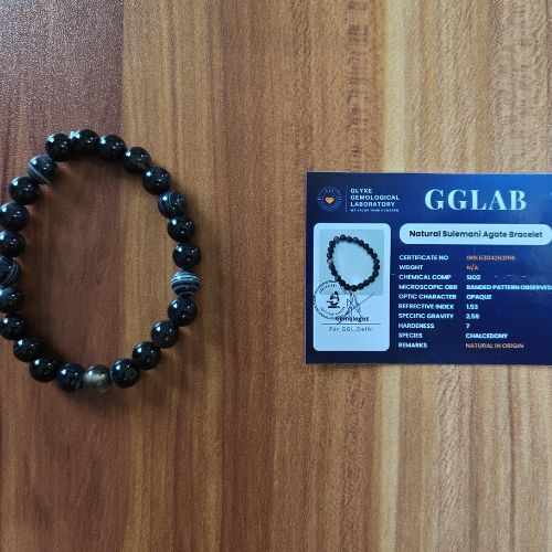 Natural Sulemani Agate Bracelet